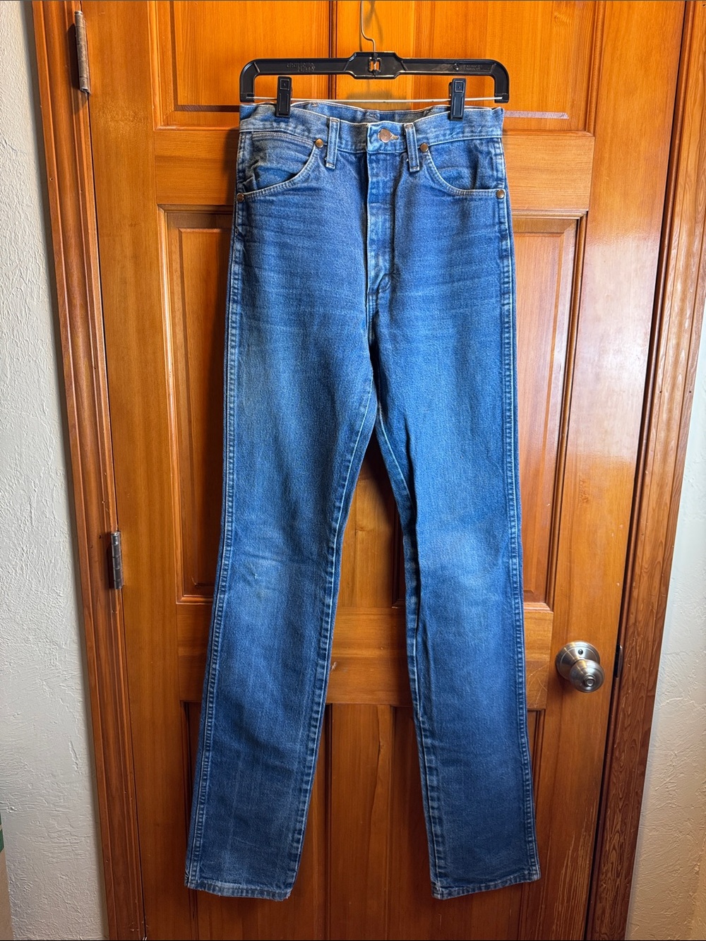 Wrangler Cowboy Cut Men's Slim Fit Straight Rigid Jeans 29 x 40 Extra Tall